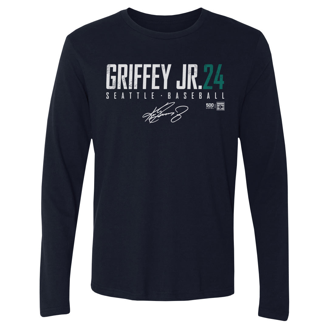Ken Griffey Jr. Men's Long Sleeve T-Shirt | 500 LEVEL