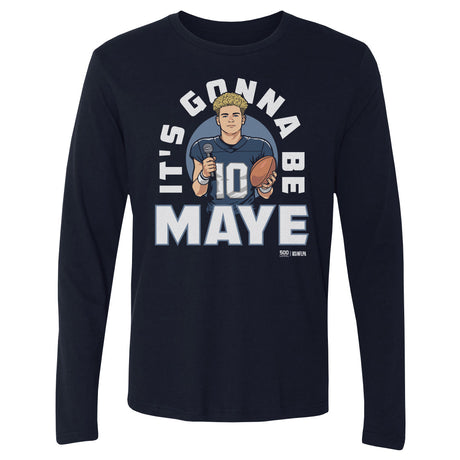 Drake Maye Men's Long Sleeve T-Shirt | 500 LEVEL