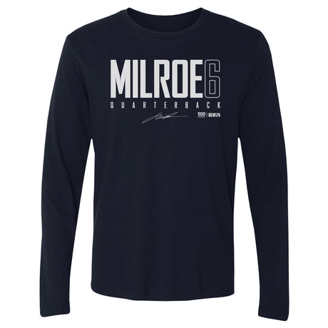 Jalen Milroe Men's Long Sleeve T-Shirt | 500 LEVEL