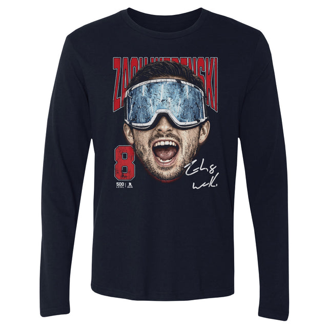 Zach Werenski Men's Long Sleeve T-Shirt | 500 LEVEL