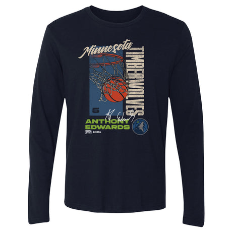 Anthony Edwards Men's Long Sleeve T-Shirt | 500 LEVEL