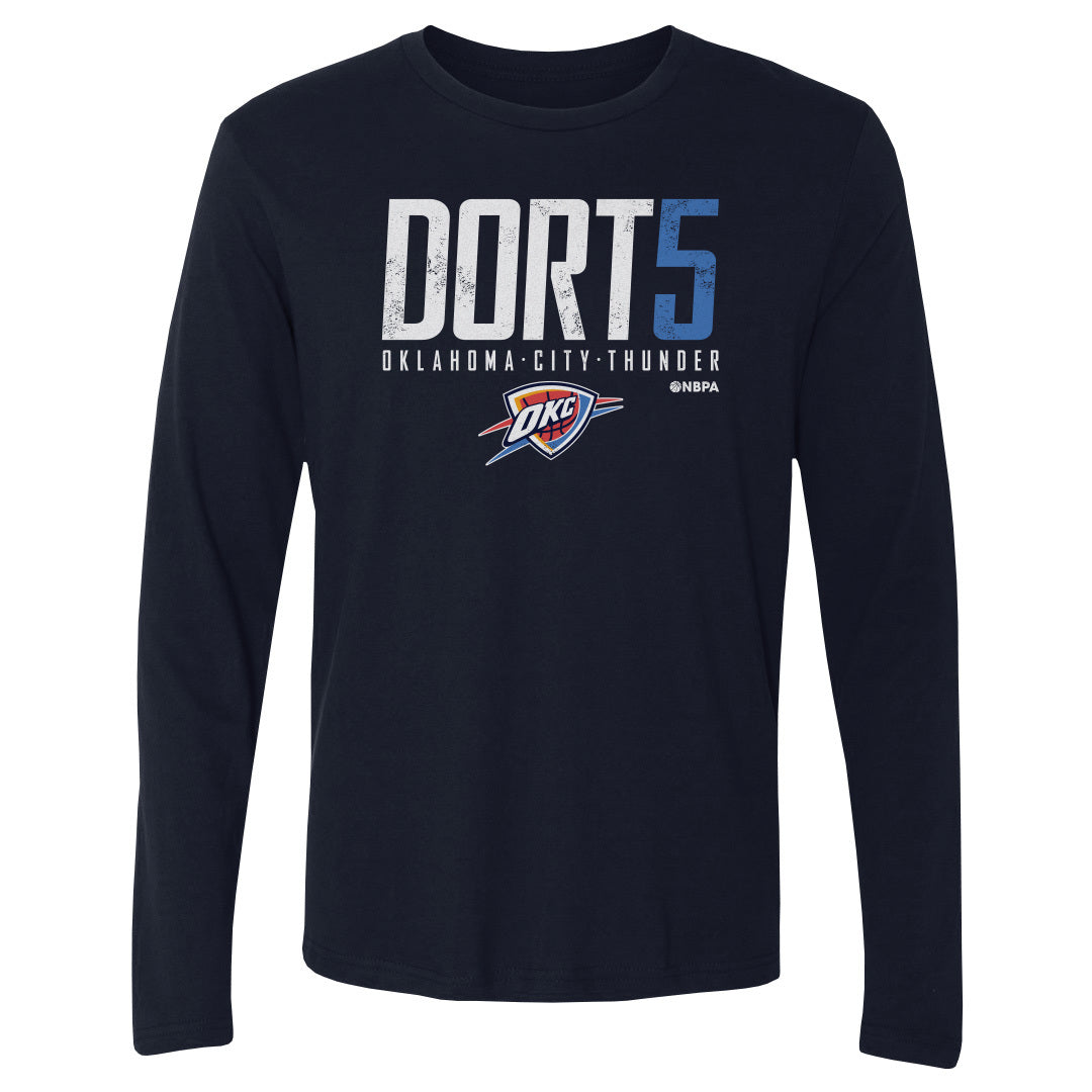 Luguentz Dort Oklahoma City Thunder Elite Men's Long Sleeve T