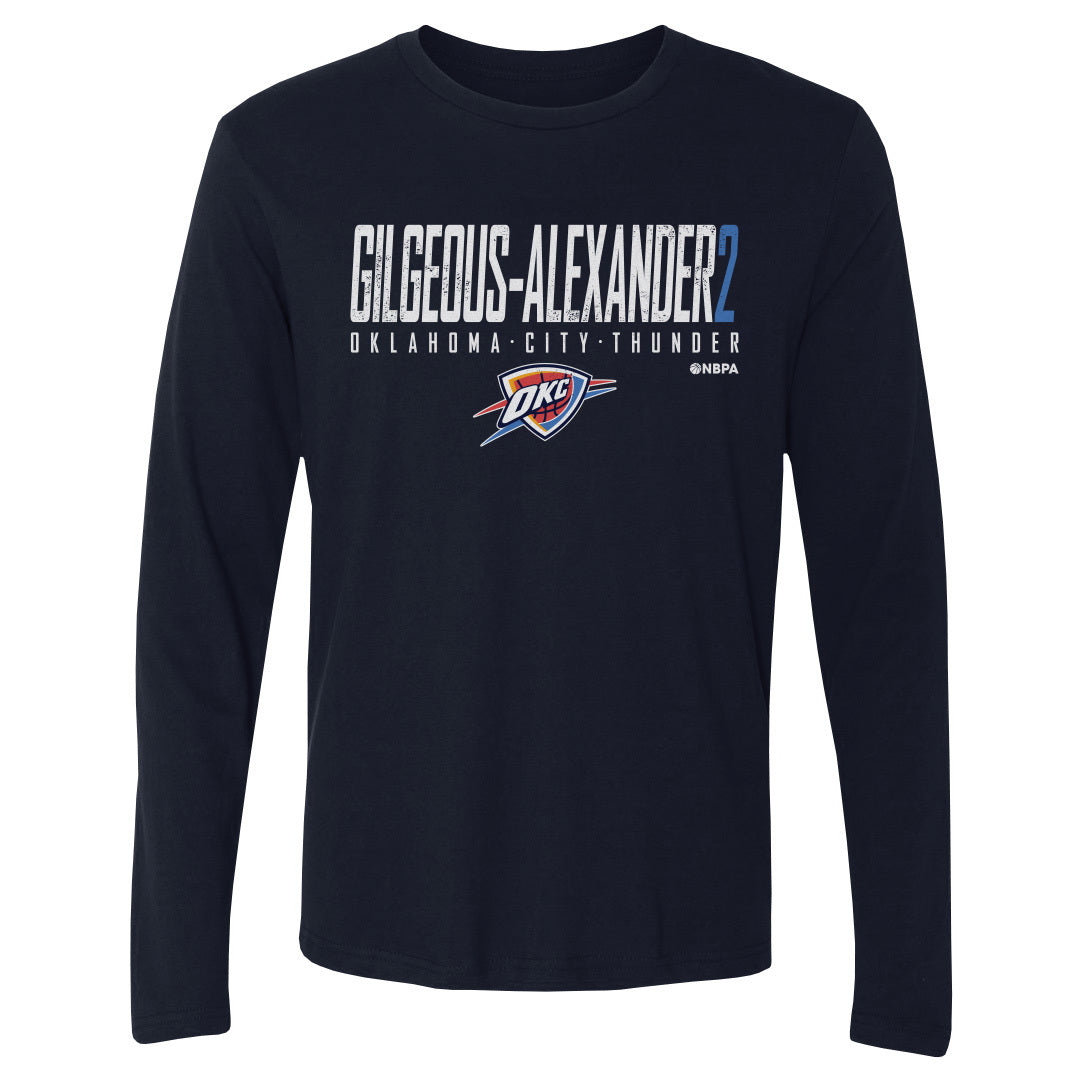 Shai Gilgeous-Alexander Men's Long Sleeve T-Shirt | 500 LEVEL