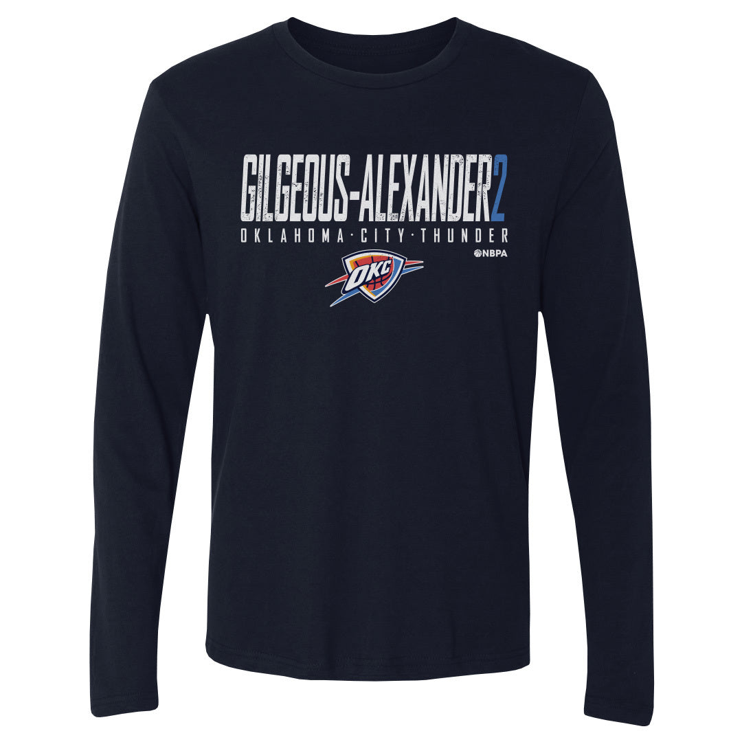 Shai Gilgeous-Alexander Men&#39;s Long Sleeve T-Shirt | 500 LEVEL