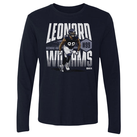 Leonard Williams Men's Long Sleeve T-Shirt | 500 LEVEL
