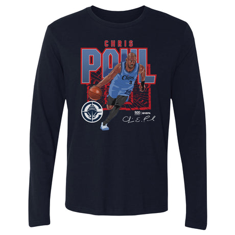 Chris Paul Men's Long Sleeve T-Shirt | 500 LEVEL