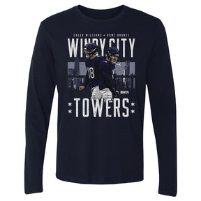 Caleb Williams Men's Long Sleeve T-Shirt | 500 LEVEL