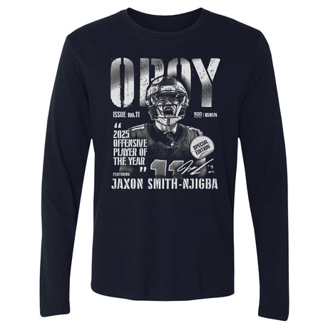 Jaxon Smith-Njigba Men's Long Sleeve T-Shirt | 500 LEVEL