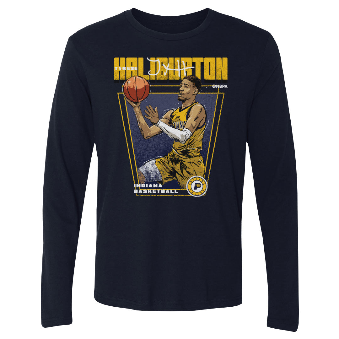 Tyrese Haliburton Men's Long Sleeve T-Shirt | 500 LEVEL