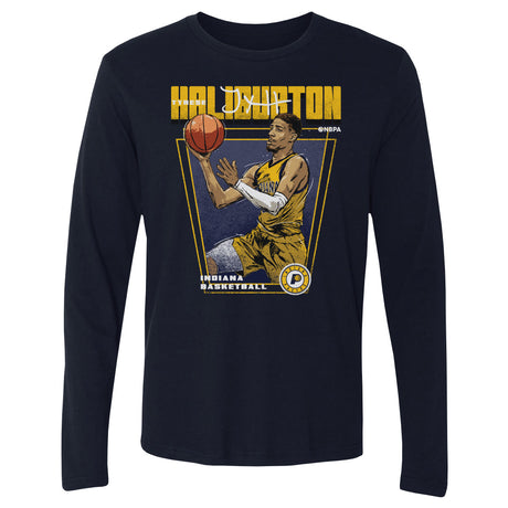 Tyrese Haliburton Men's Long Sleeve T-Shirt | 500 LEVEL