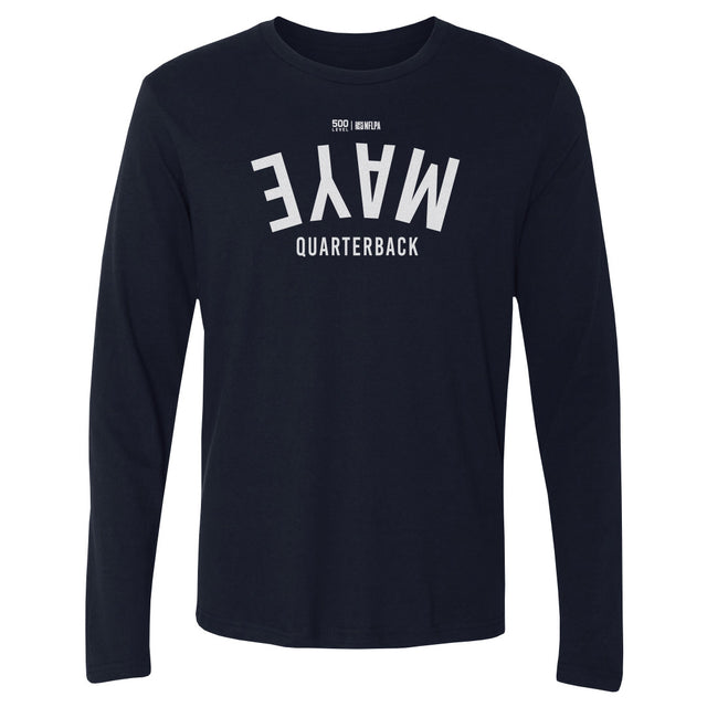 Drake Maye Men's Long Sleeve T-Shirt | 500 LEVEL