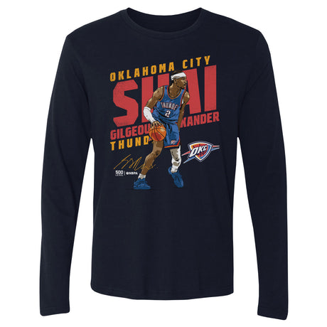 Shai Gilgeous-Alexander Men's Long Sleeve T-Shirt | 500 LEVEL