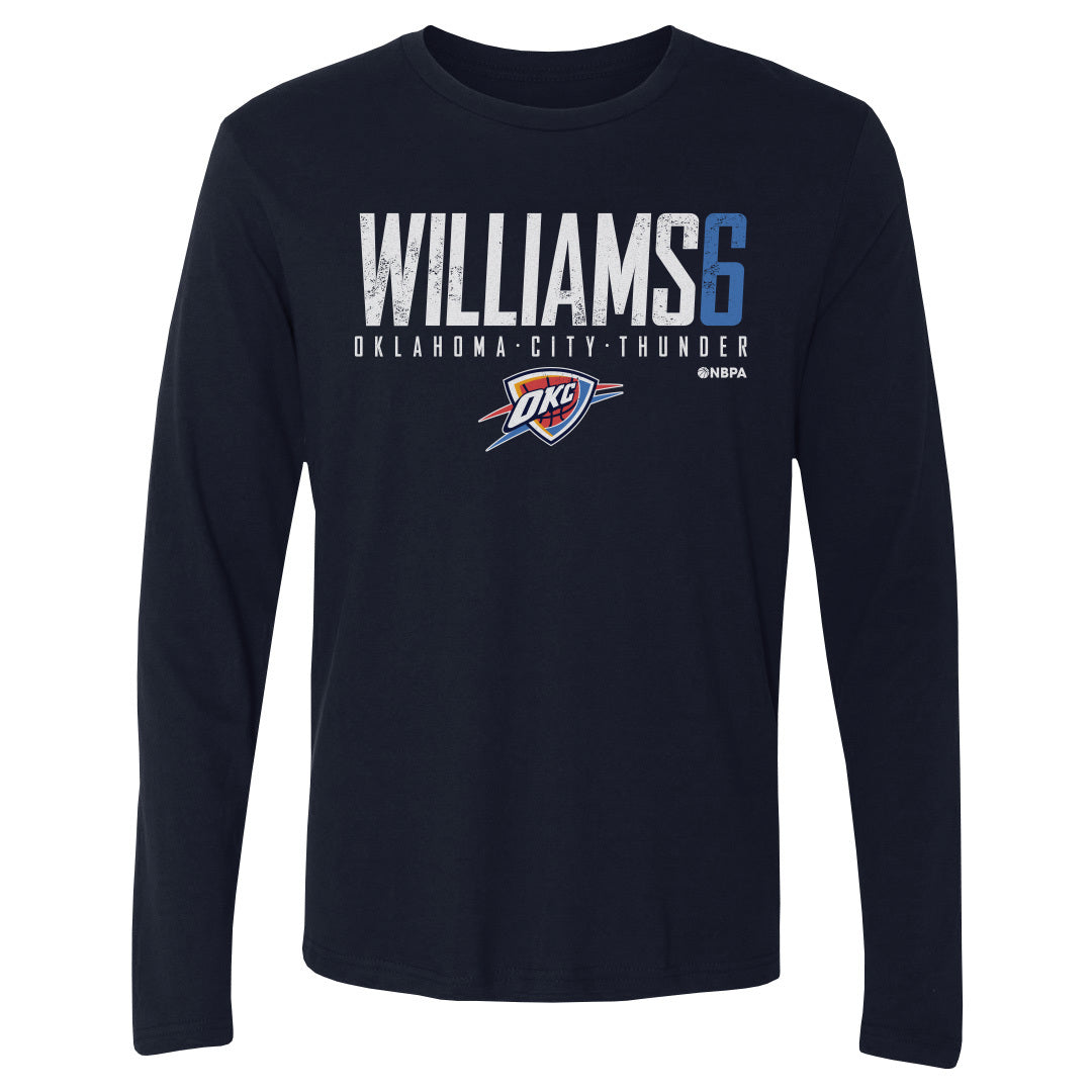 Jaylin Williams Men's Long Sleeve T-Shirt | 500 LEVEL