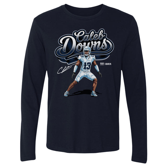 Caleb Downs Men's Long Sleeve T-Shirt | 500 LEVEL
