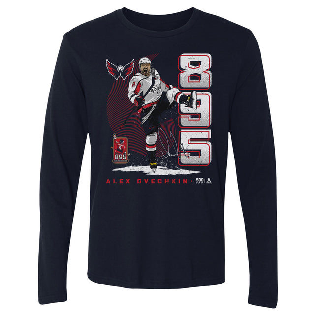 Alex Ovechkin Men's Long Sleeve T-Shirt | 500 LEVEL