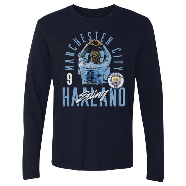 Erling Haaland Men's Long Sleeve T-Shirt | 500 LEVEL