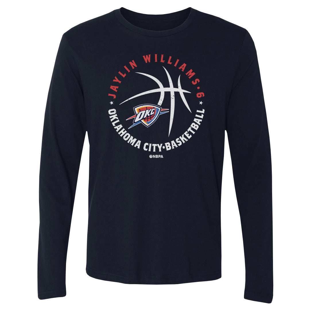 Jaylin Williams Men&#39;s Long Sleeve T-Shirt | 500 LEVEL