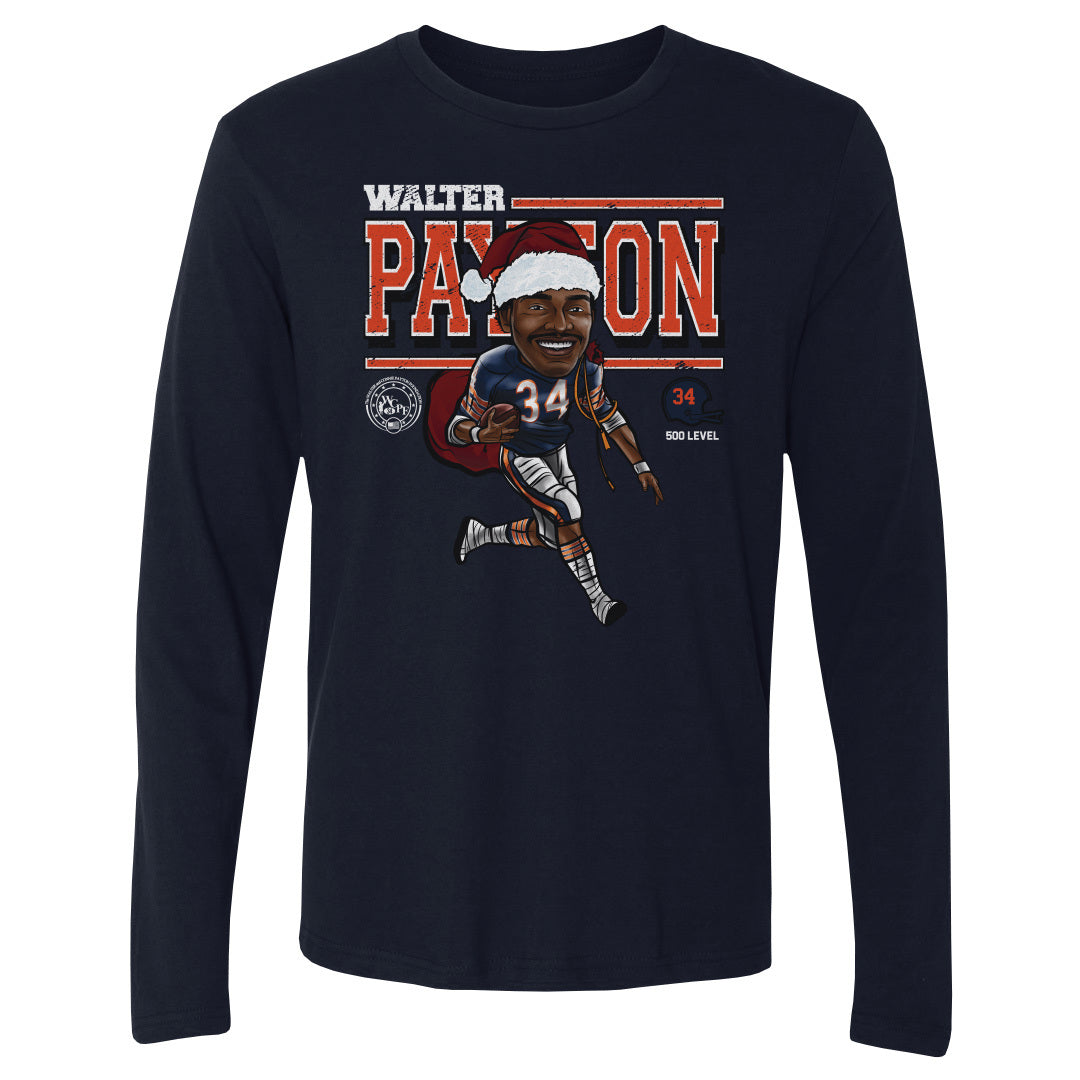 Walter Payton Men's Long Sleeve T-Shirt | 500 LEVEL