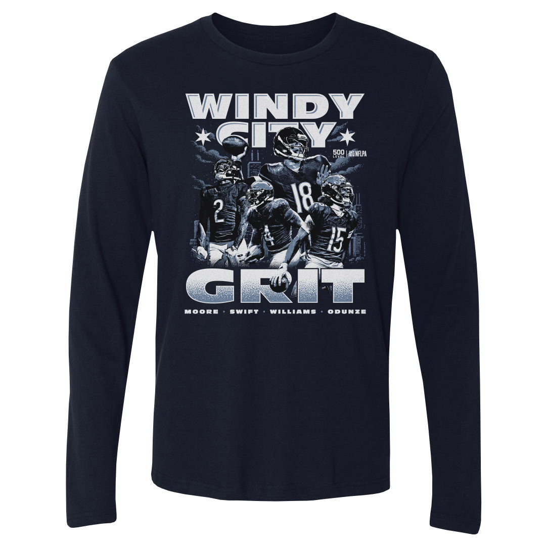Caleb Williams Men's Long Sleeve T-Shirt | 500 LEVEL