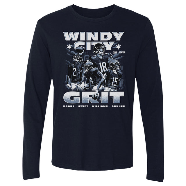 Caleb Williams Men's Long Sleeve T-Shirt | 500 LEVEL
