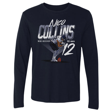 Nico Collins Men's Long Sleeve T-Shirt | 500 LEVEL