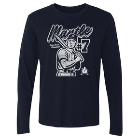Mickey Mantle Men's Long Sleeve T-Shirt | 500 LEVEL