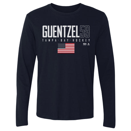 Jake Guentzel Men's Long Sleeve T-Shirt | 500 LEVEL