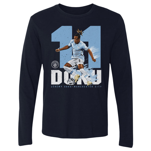 Jeremy Doku Men's Long Sleeve T-Shirt | 500 LEVEL