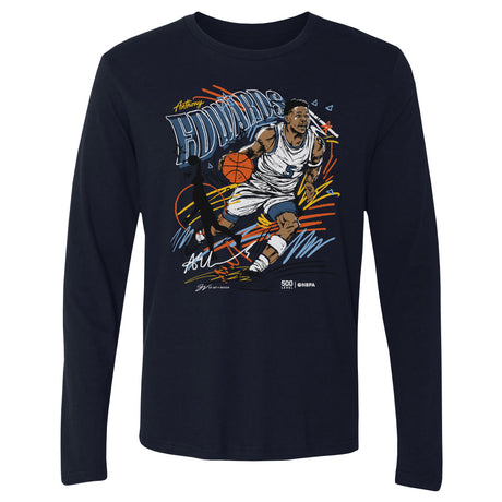 Anthony Edwards Men's Long Sleeve T-Shirt | 500 LEVEL