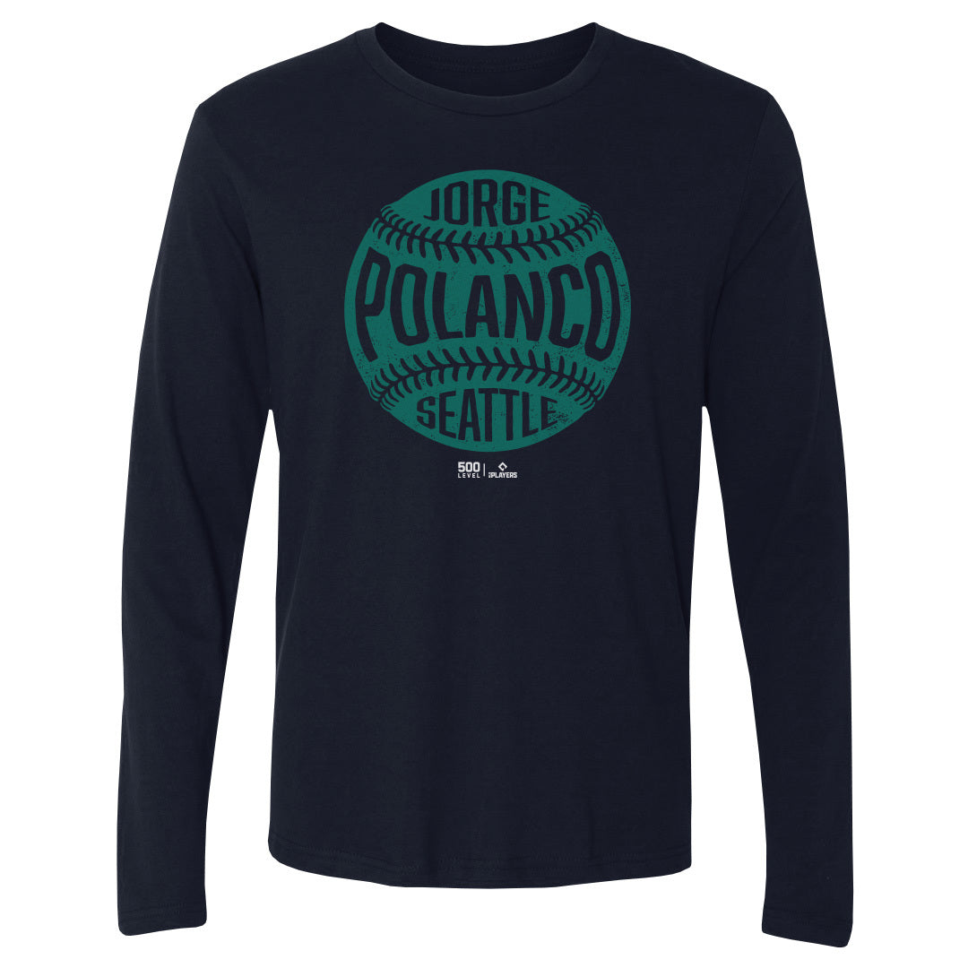 Jorge Polanco Men's Long Sleeve T-Shirt | 500 LEVEL