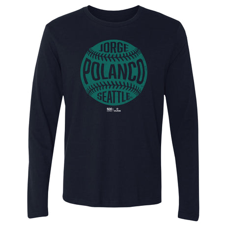 Jorge Polanco Men's Long Sleeve T-Shirt | 500 LEVEL