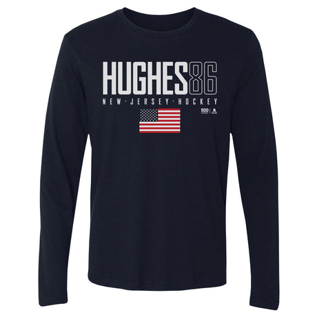 Jack Hughes Men's Long Sleeve T-Shirt | 500 LEVEL