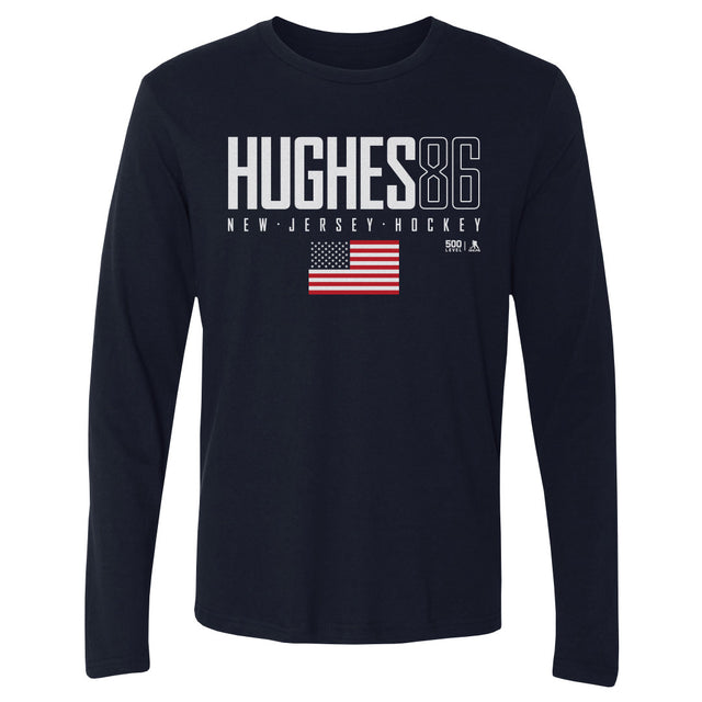 Jack Hughes Men's Long Sleeve T-Shirt | 500 LEVEL