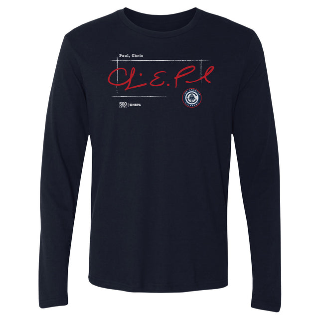 Chris Paul Men's Long Sleeve T-Shirt | 500 LEVEL