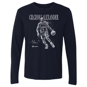 Shai Gilgeous-Alexander Men's Long Sleeve T-Shirt | 500 LEVEL
