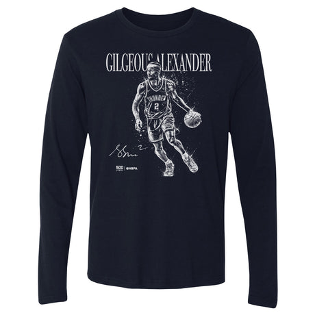Shai Gilgeous-Alexander Men's Long Sleeve T-Shirt | 500 LEVEL