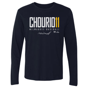Jackson Chourio Men's Long Sleeve T-Shirt | 500 LEVEL
