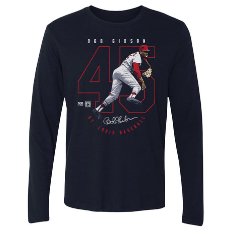 Bob Gibson Men's Long Sleeve T-Shirt | 500 LEVEL
