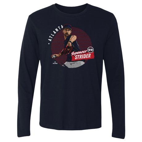 Spencer Strider Men's Long Sleeve T-Shirt | 500 LEVEL