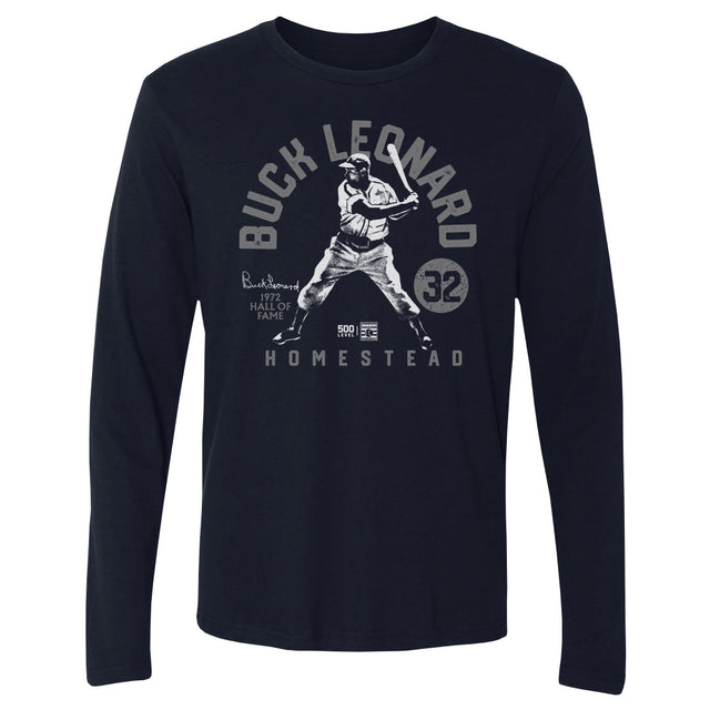 Buck Leonard Men's Long Sleeve T-Shirt | 500 LEVEL