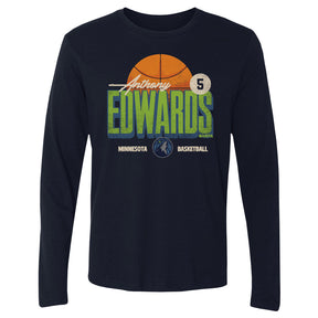 Anthony Edwards Men's Long Sleeve T-Shirt | 500 LEVEL