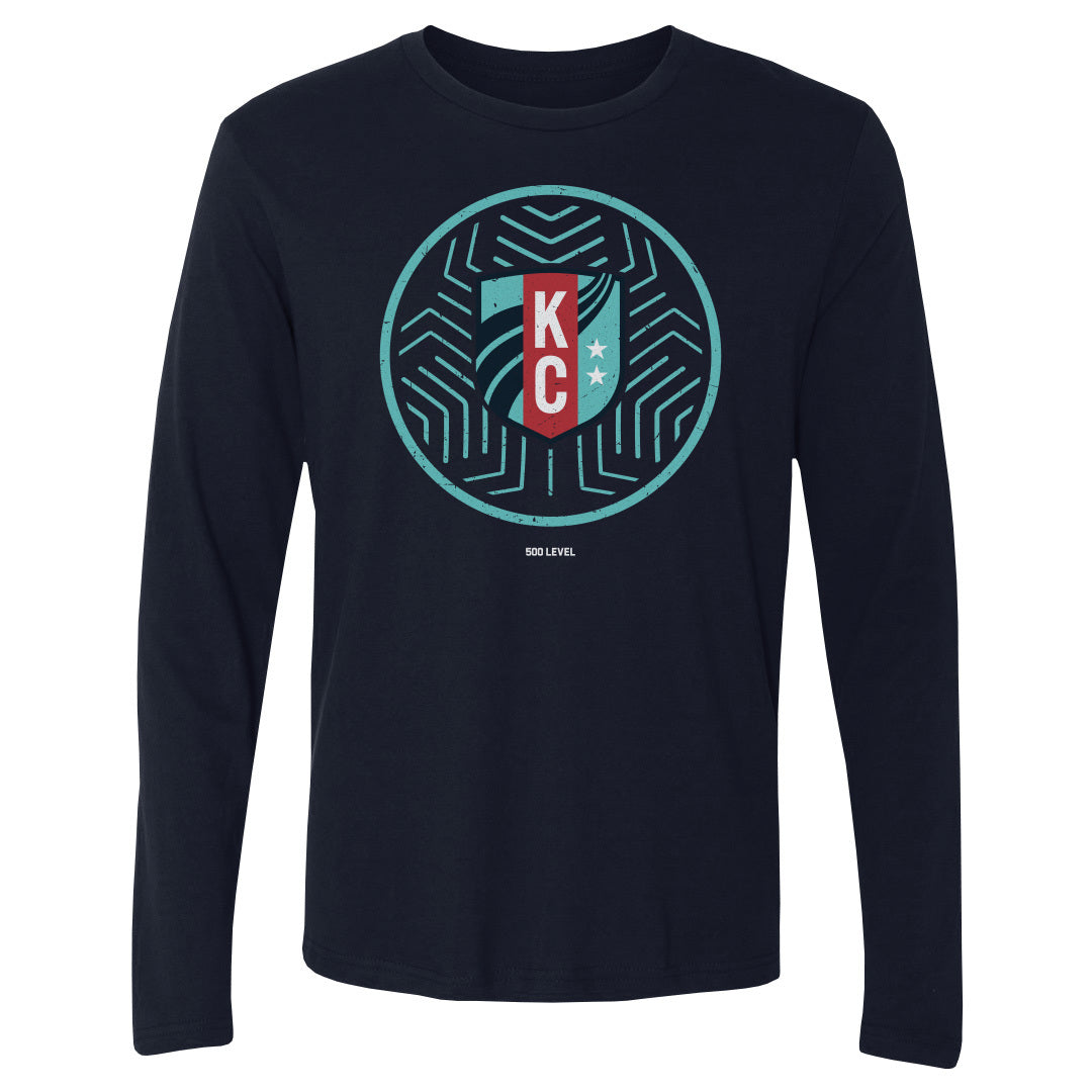Kansas City Current Men's Long Sleeve T-Shirt | 500 LEVEL
