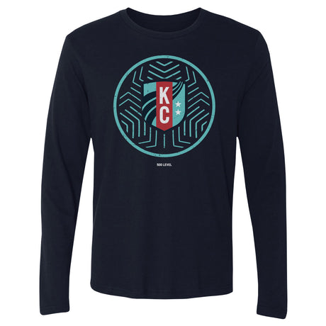 Kansas City Current Men's Long Sleeve T-Shirt | 500 LEVEL