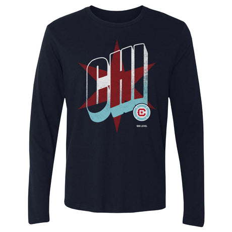 Chicago Fire FC Men's Long Sleeve T-Shirt | 500 LEVEL