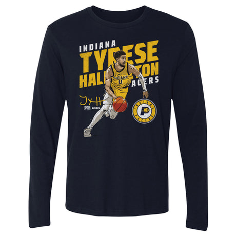 Tyrese Haliburton Men's Long Sleeve T-Shirt | 500 LEVEL