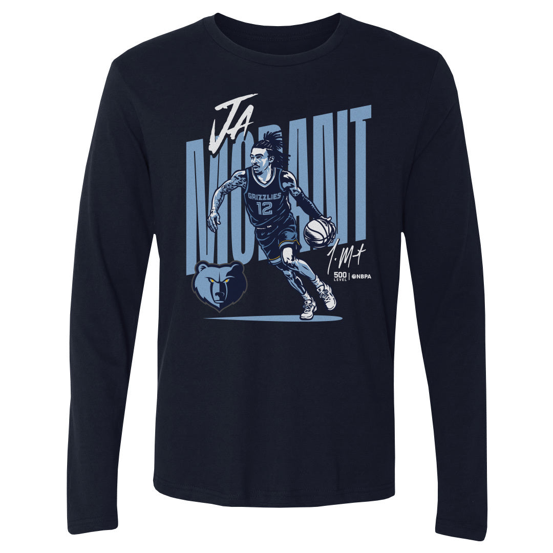 Ja Morant Men's Long Sleeve T-Shirt | 500 LEVEL