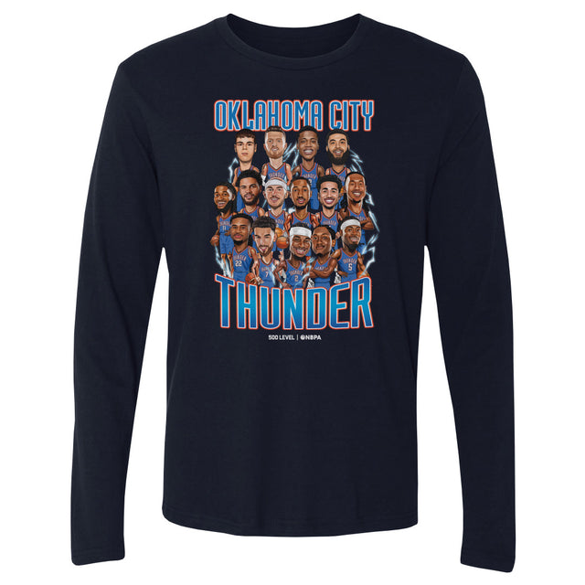 Oklahoma City Thunder Men's Long Sleeve T-Shirt | 500 LEVEL