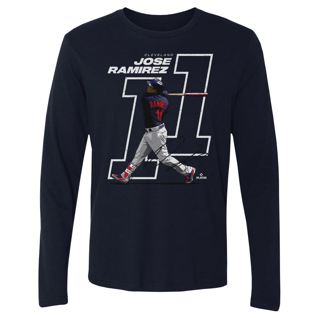 Jose Ramirez Men's Long Sleeve T-Shirt | 500 LEVEL