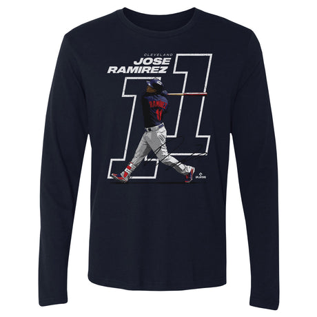 Jose Ramirez Men's Long Sleeve T-Shirt | 500 LEVEL