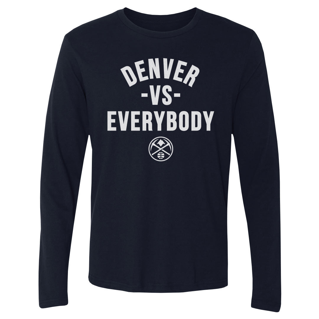 Denver Nuggets Men's Long Sleeve T-Shirt | 500 LEVEL